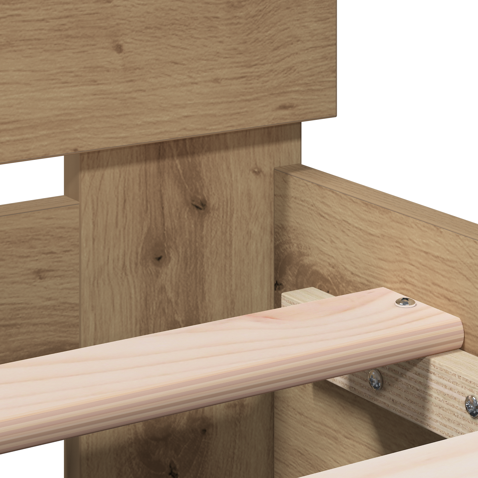 Artisan Oak Bed Frame Artisan Oak Solid Oak wood 90 x 190 cm - Image 9
