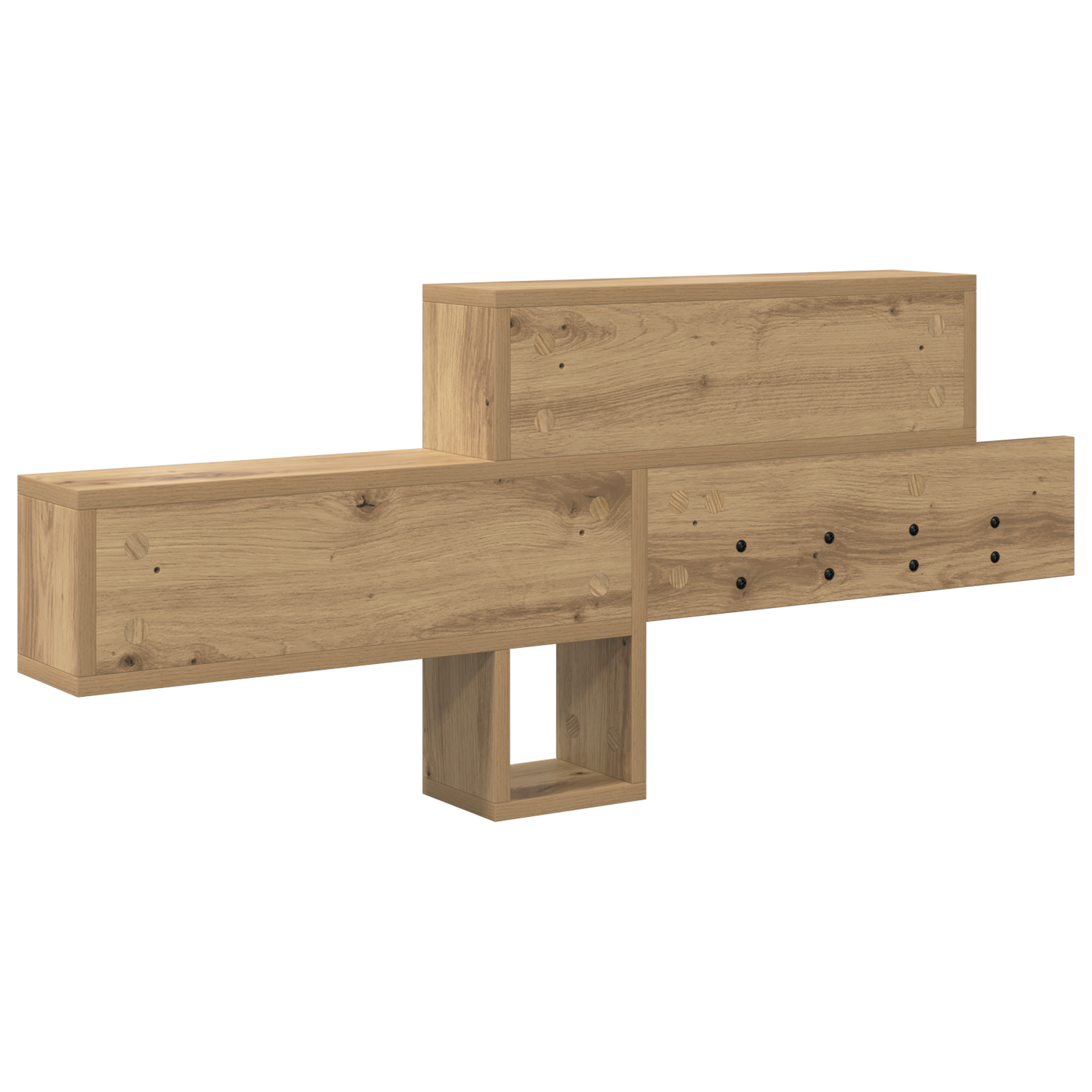 Vægmonteret Jakkeholder med hylde artisan eg 100 x 12 x 43.5 cm 6 image product%2F874418%2FP Image 874418 WBG Back 02