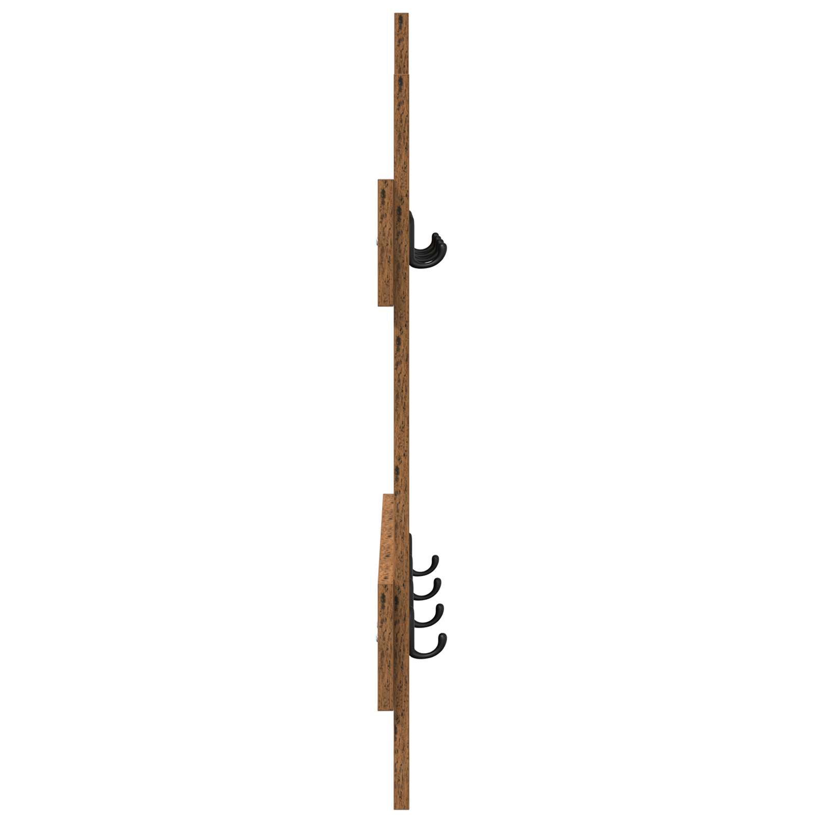 Wall-Mounted Coat Rack Old wood 60 x 3 x 82 cm Engineered wood - Image 6