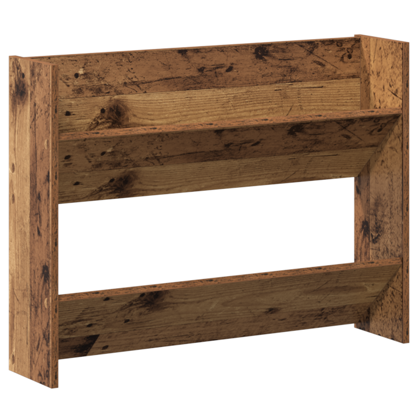 Schoenenkast 2 st 80 x 18 x 60 cm Bewerkt hout Oud hout