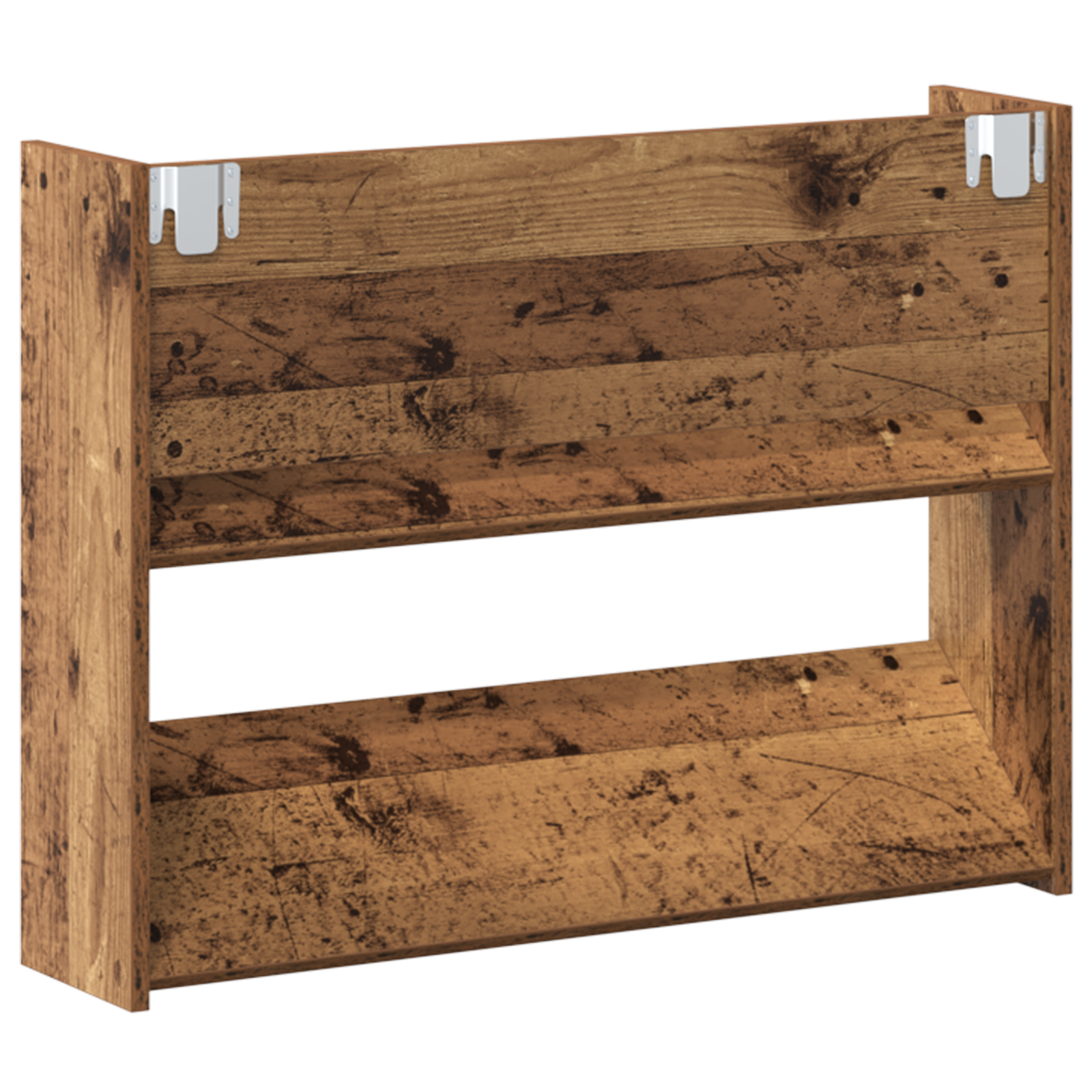 Schoenenkast 2 st 80 x 18 x 60 cm Bewerkt hout Oud hout