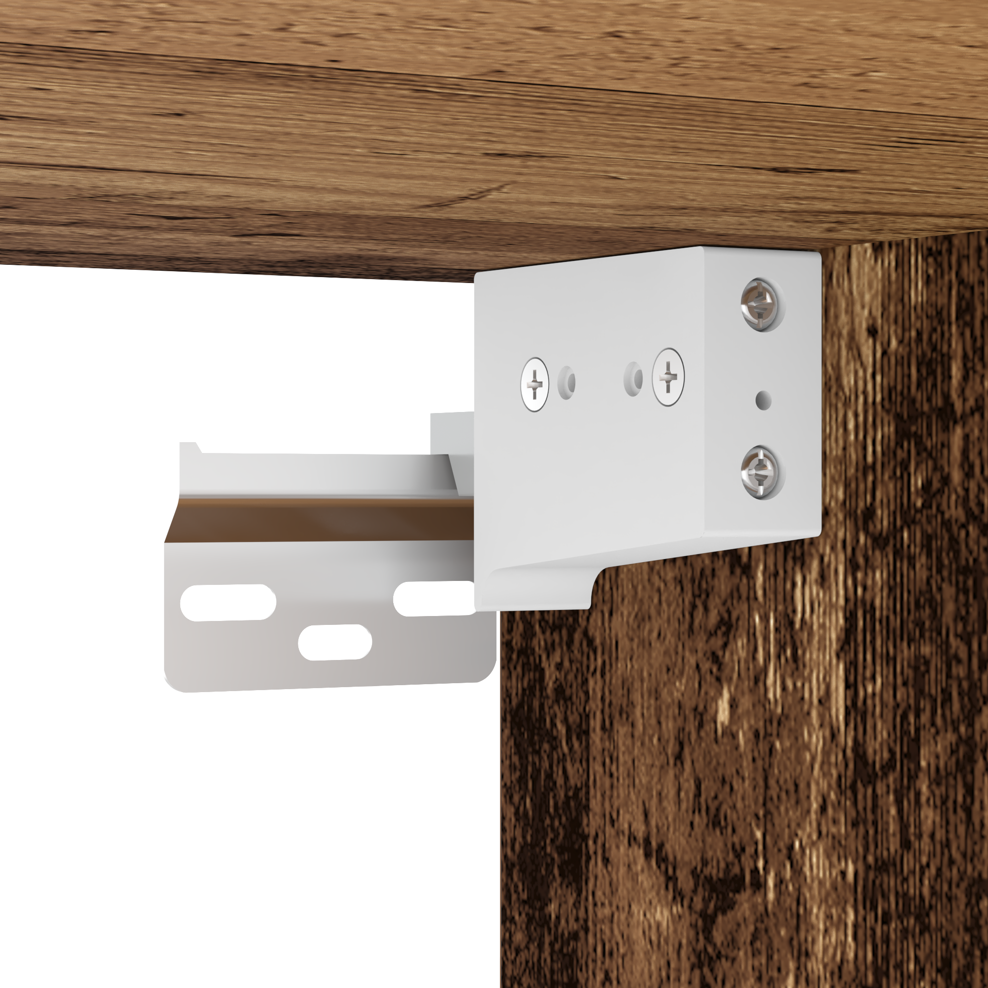 LED Mirror Cabinet Old Wood 100x12x45 cm Engineered Wood - Image 10