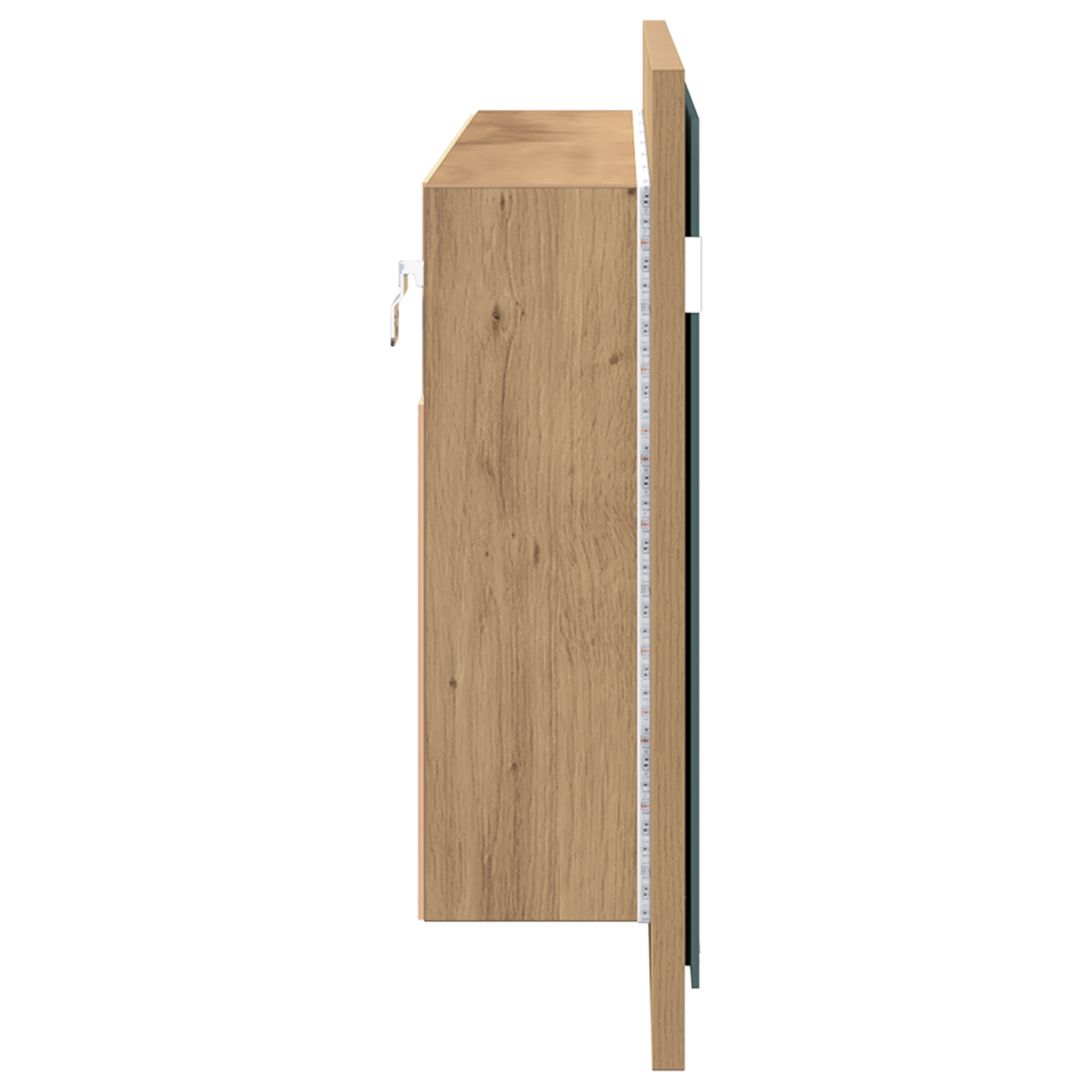 LED Mirror Cabinet Artisan Oak 100x12x45 cm Engineered Wood - Image 7