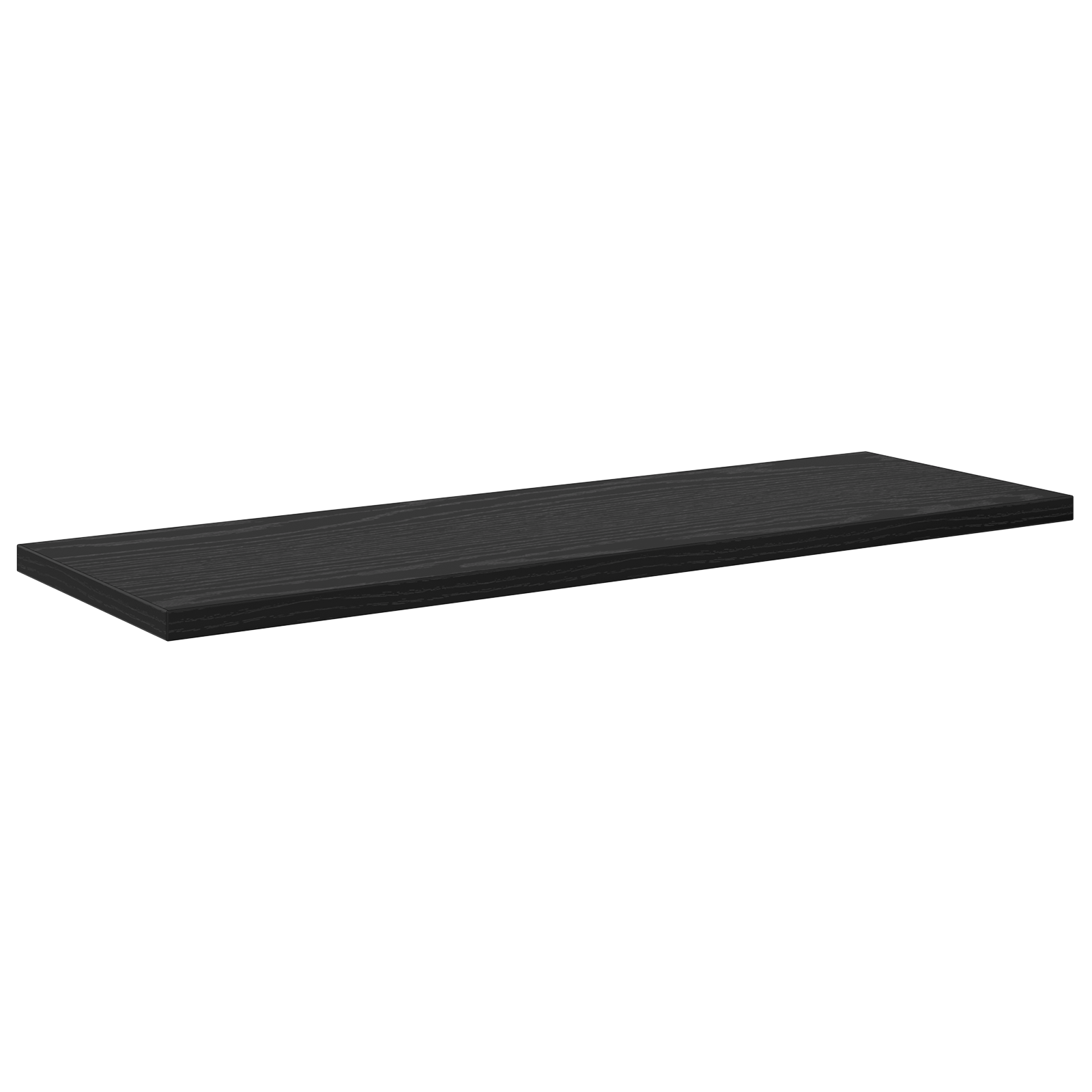 Wall-Mounted Shelves Black oak Engineered wood 60 x 20 x 1.5 cm - Image 4