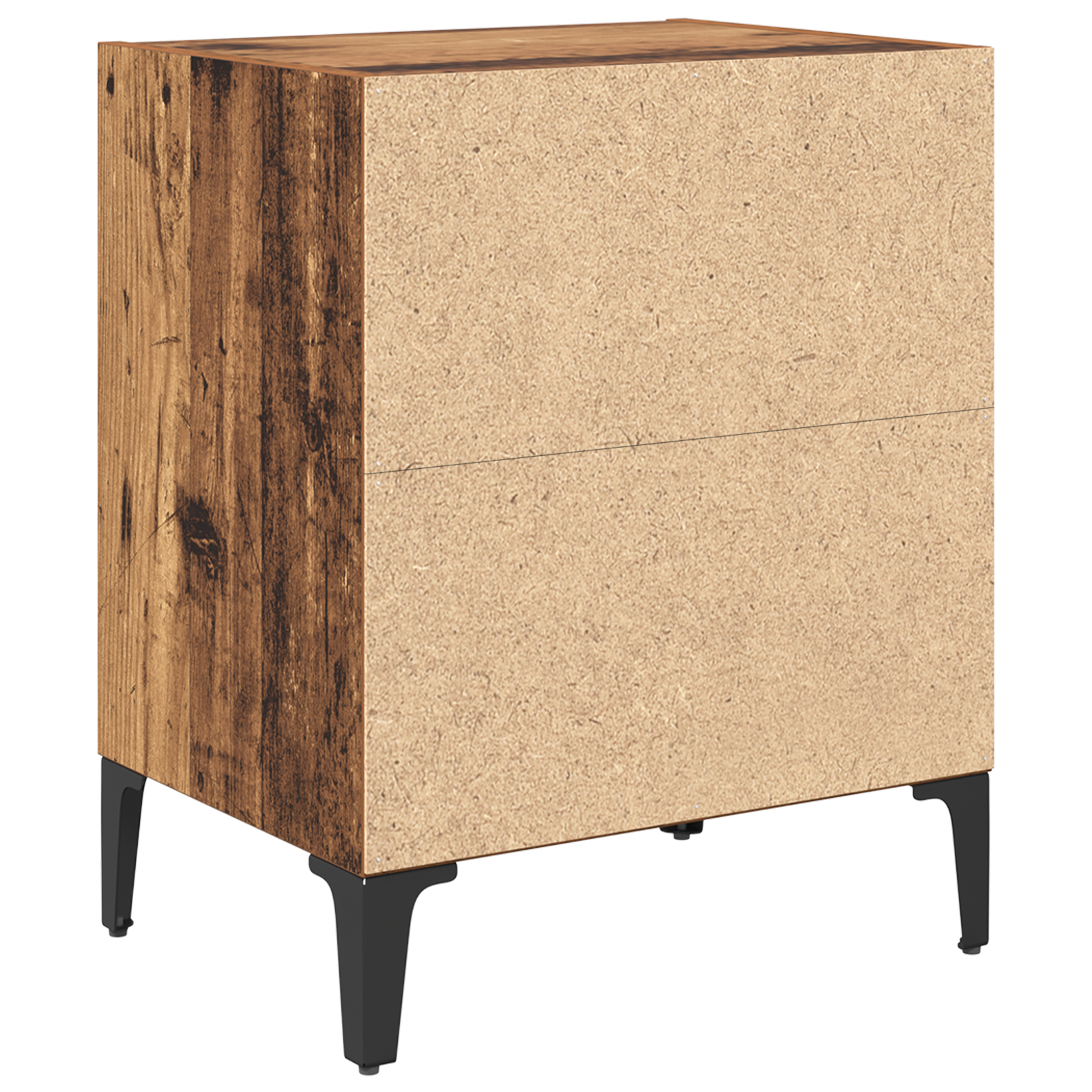 Bedside Cabinet Old Wood 40x30x50 cm Engineered Wood - Image 7