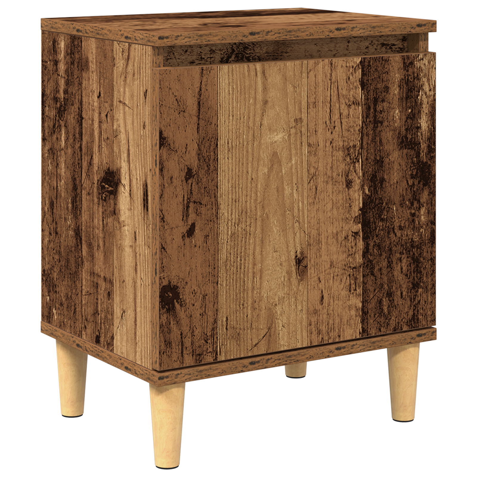 Old Wood Bedside Table Old wood Solid Reclaim wood 40 x 30 x 50 cm - Image 2