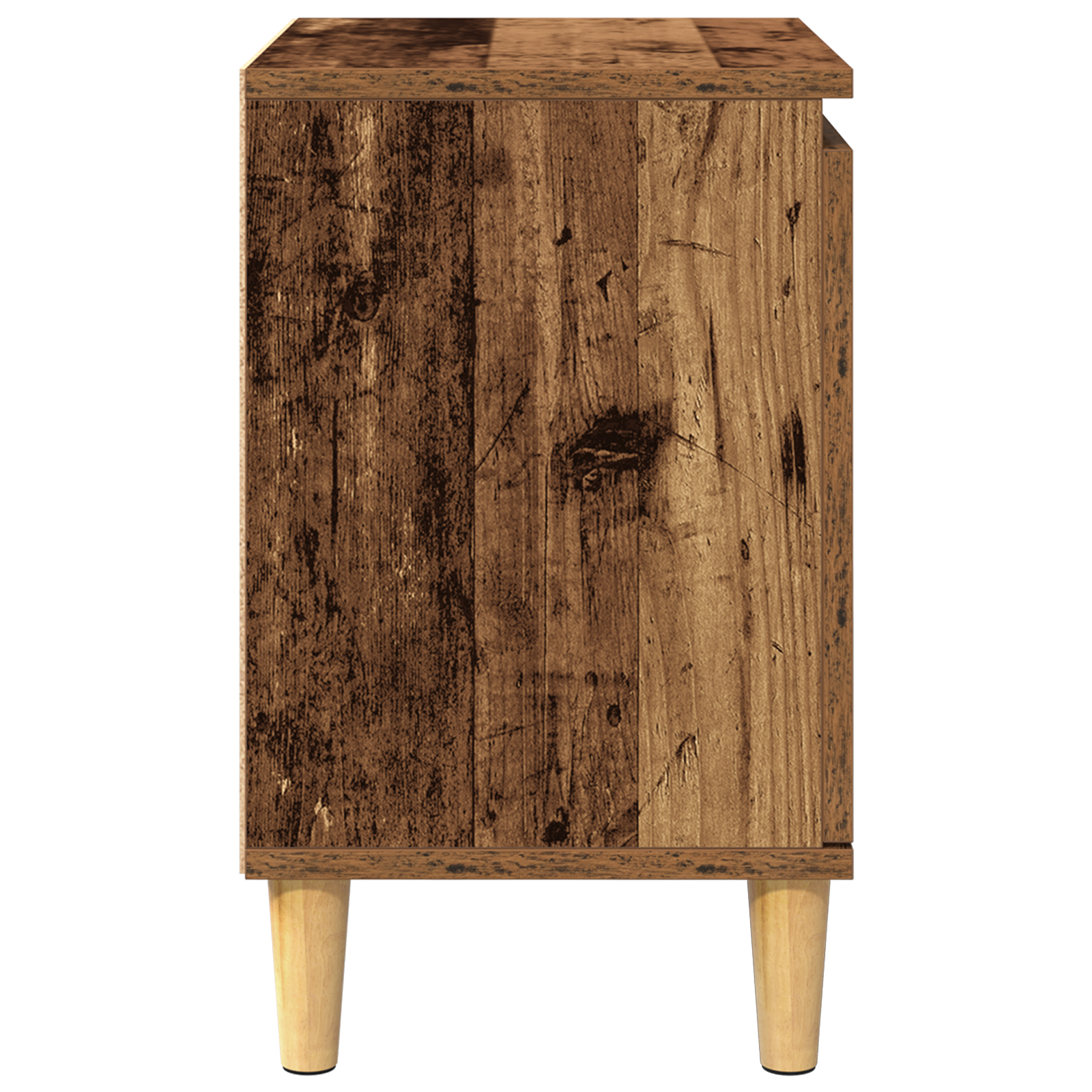 Old Wood Bedside Table Old wood Solid Reclaim wood 40 x 30 x 50 cm - Image 7