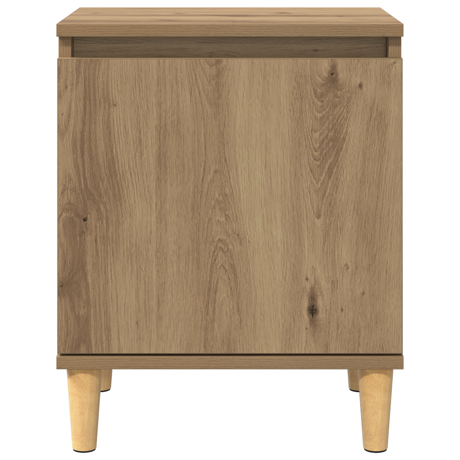 Artisan Oak Bedside Table Artisan oak MDF 40 x 30 x 50 cm - Image 6