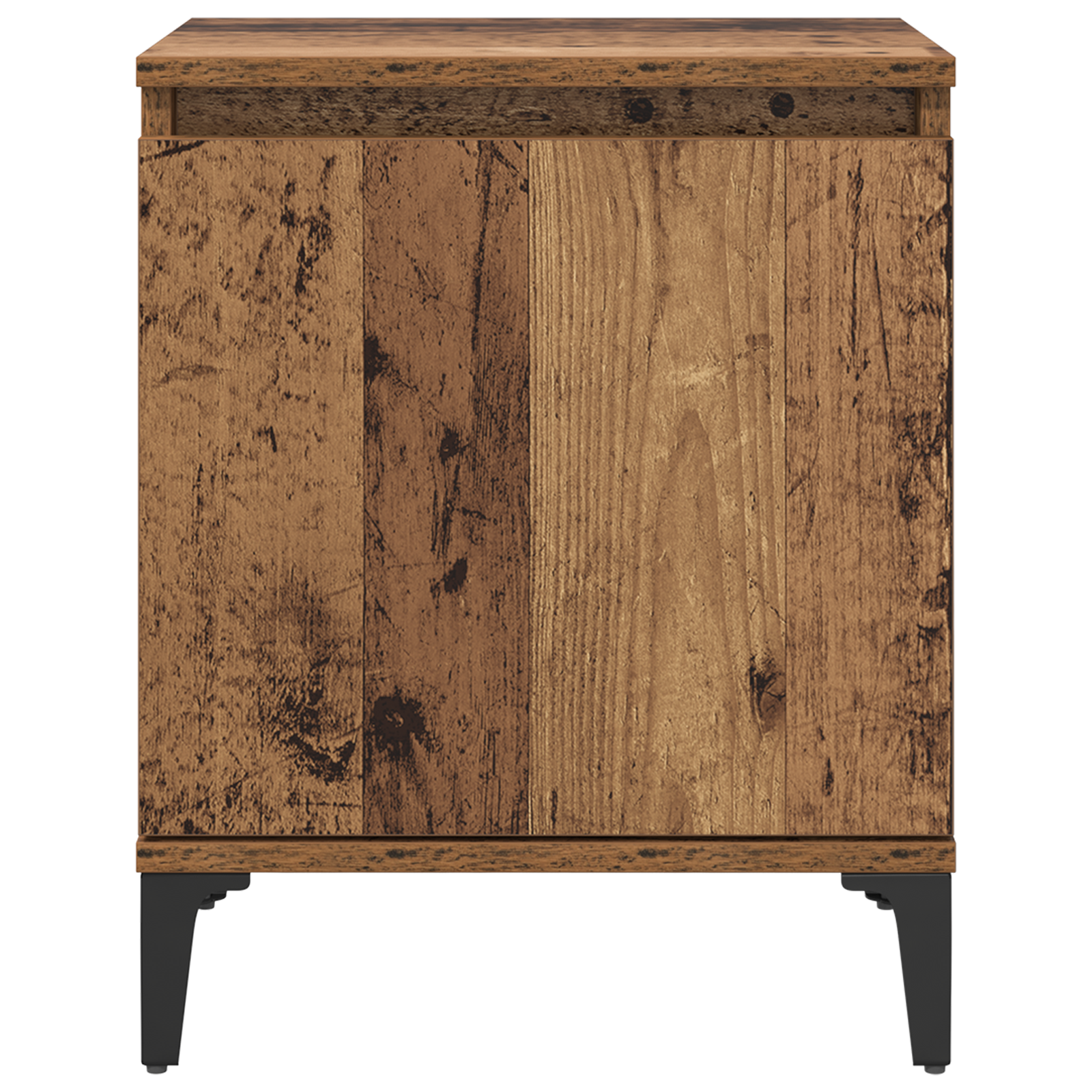 Old Wood Nightstand Old wood Solid wood, metal 40 x 30 x 50 cm - Image 6