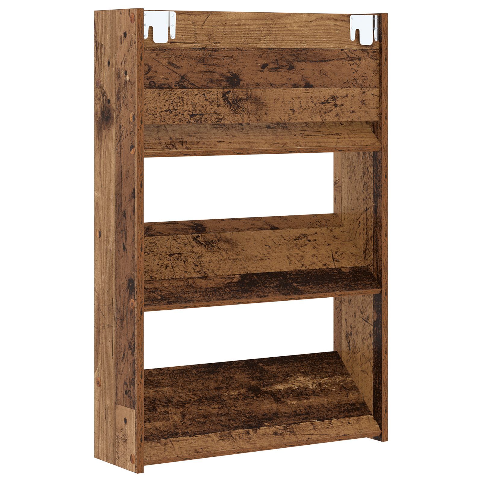 Schoenenkast 2 st 60 x 18 x 90 cm Bewerkt hout Oudhout