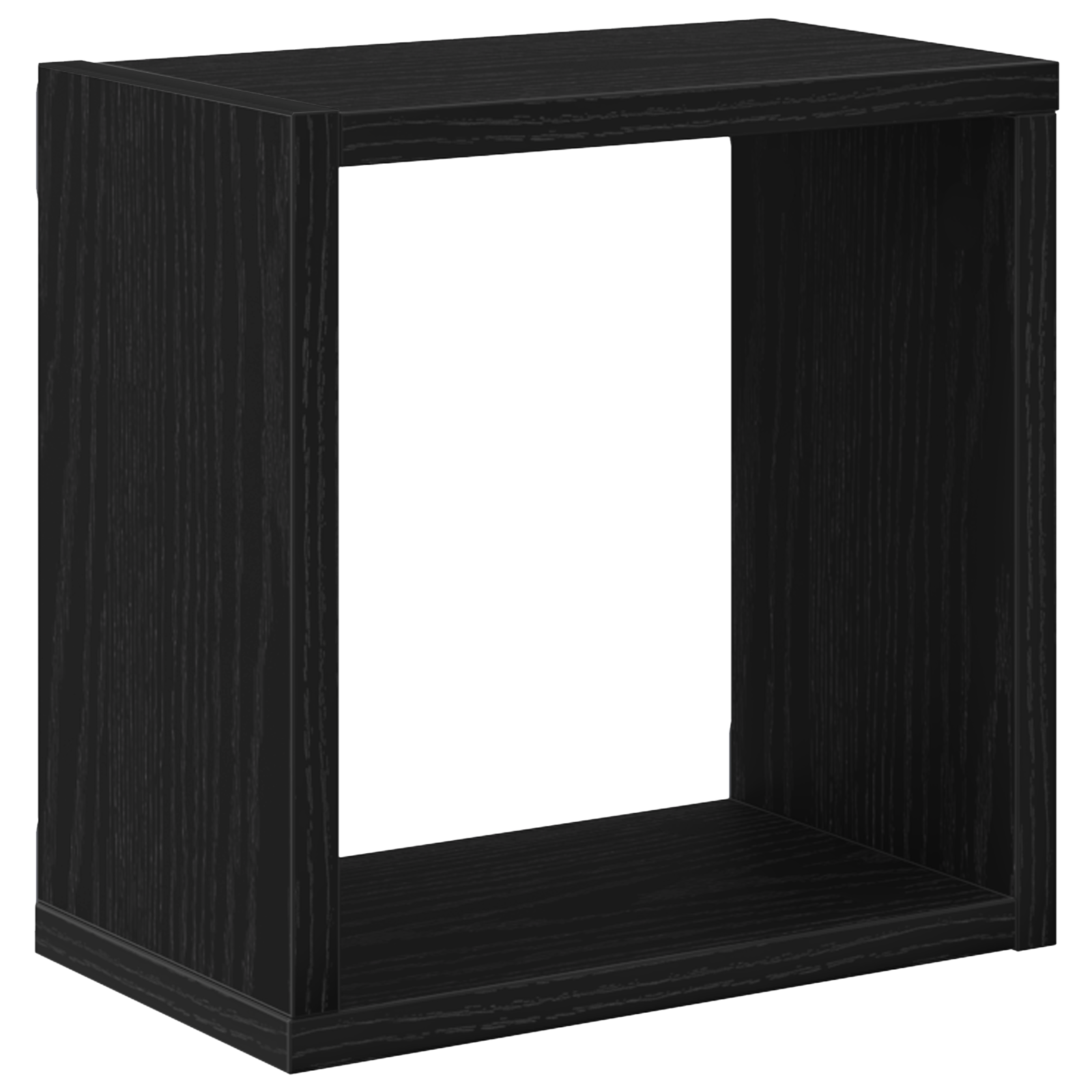 Wall-Mounted Shelves Black oak Engineered wood 26 x 15 x 26 cm - Image 5