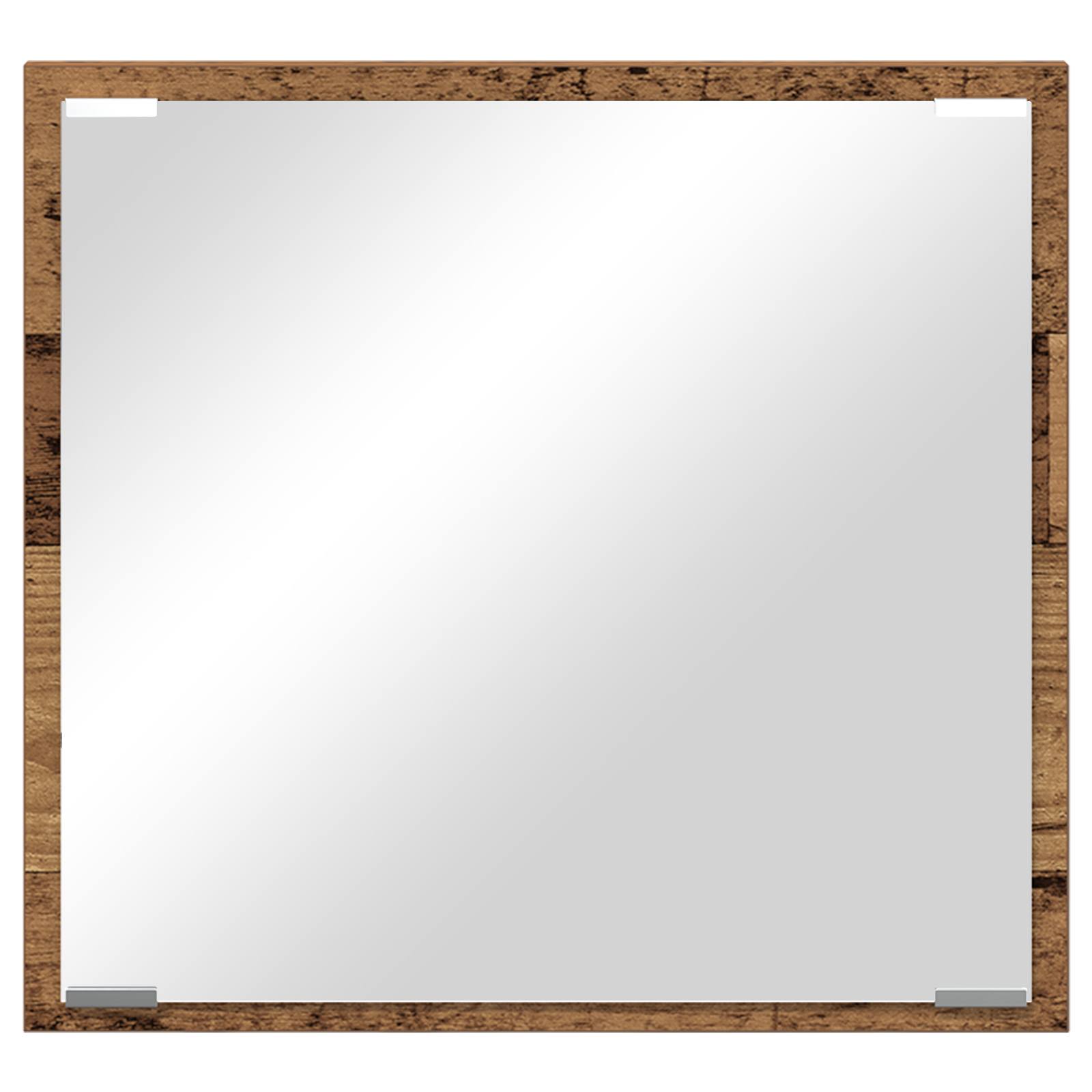 LED Bathroom Mirror Old Wood 40x8.5x37 cm Engineered Wood - Image 4