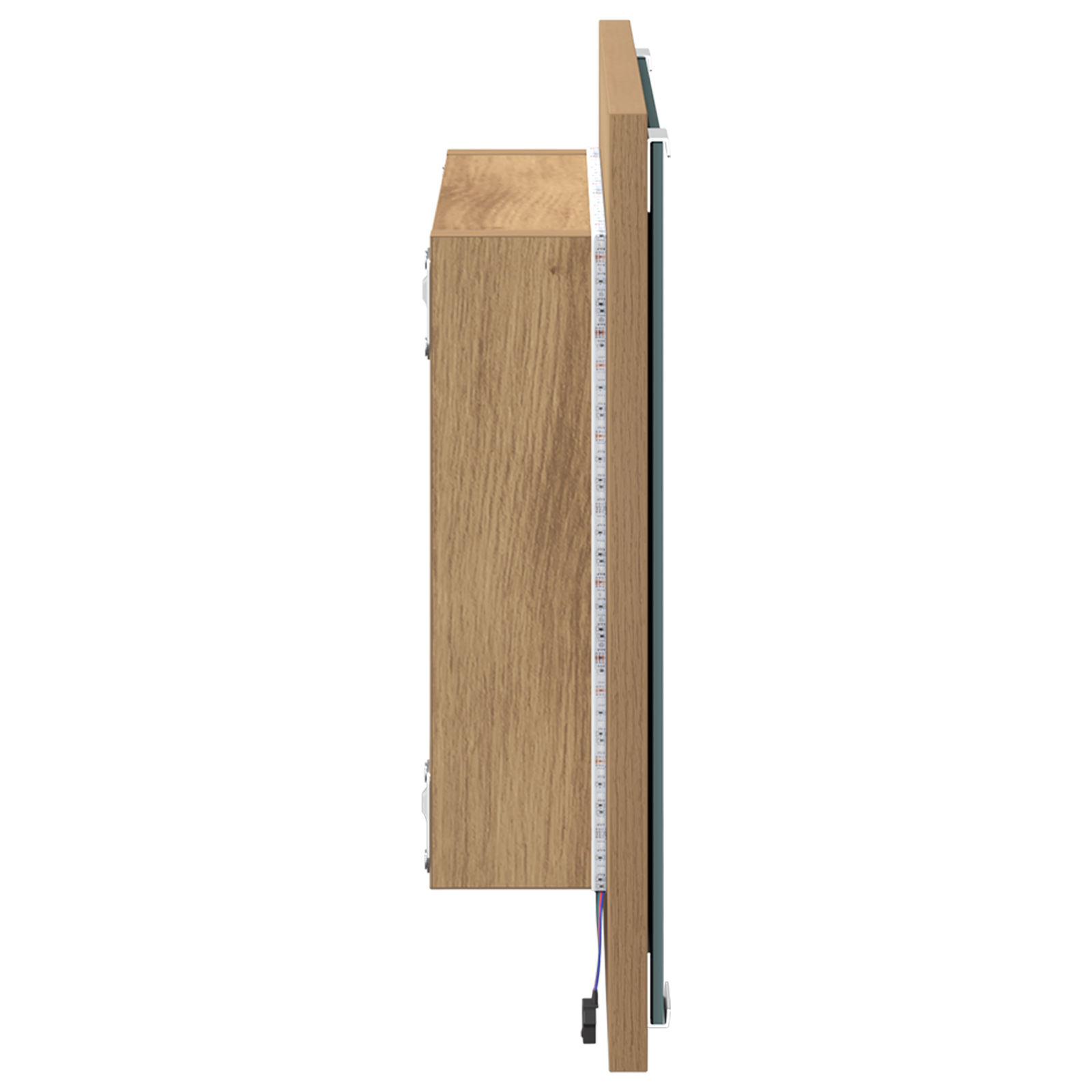 LED Bathroom Mirror Artisan Oak 40x8.5x37 cm Engineered Wood - Image 5