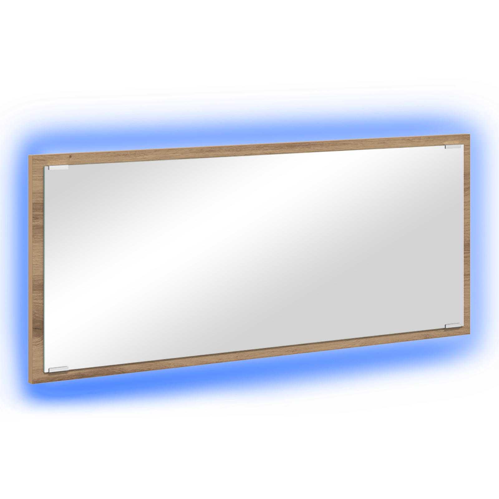 Bathroom Mirror Artisan oak Engineered wood, Glass 90 x 8.5 x 37 cm - Image 2