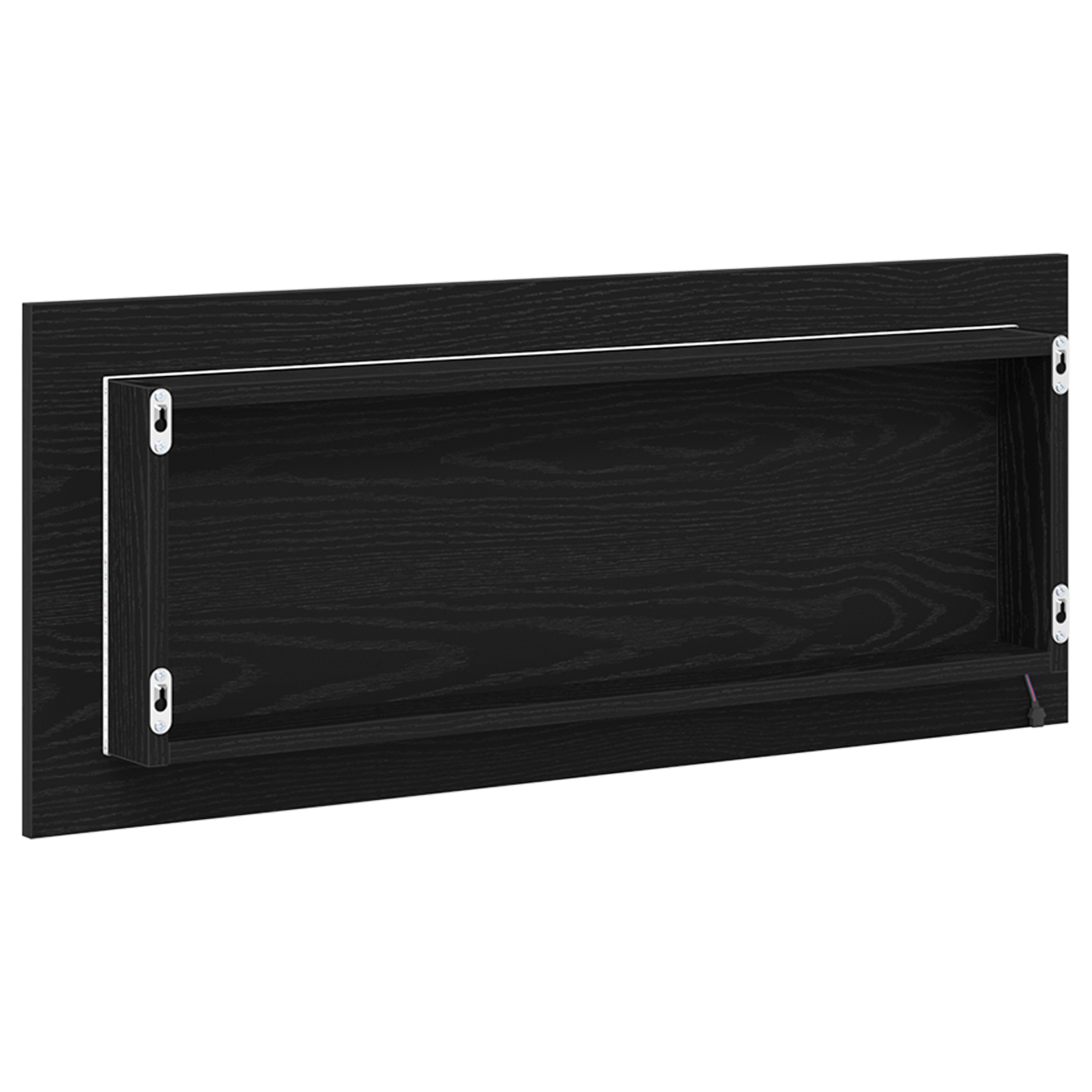 Bathroom Mirror Black oak Glass, MDF Large Mirror - Image 6