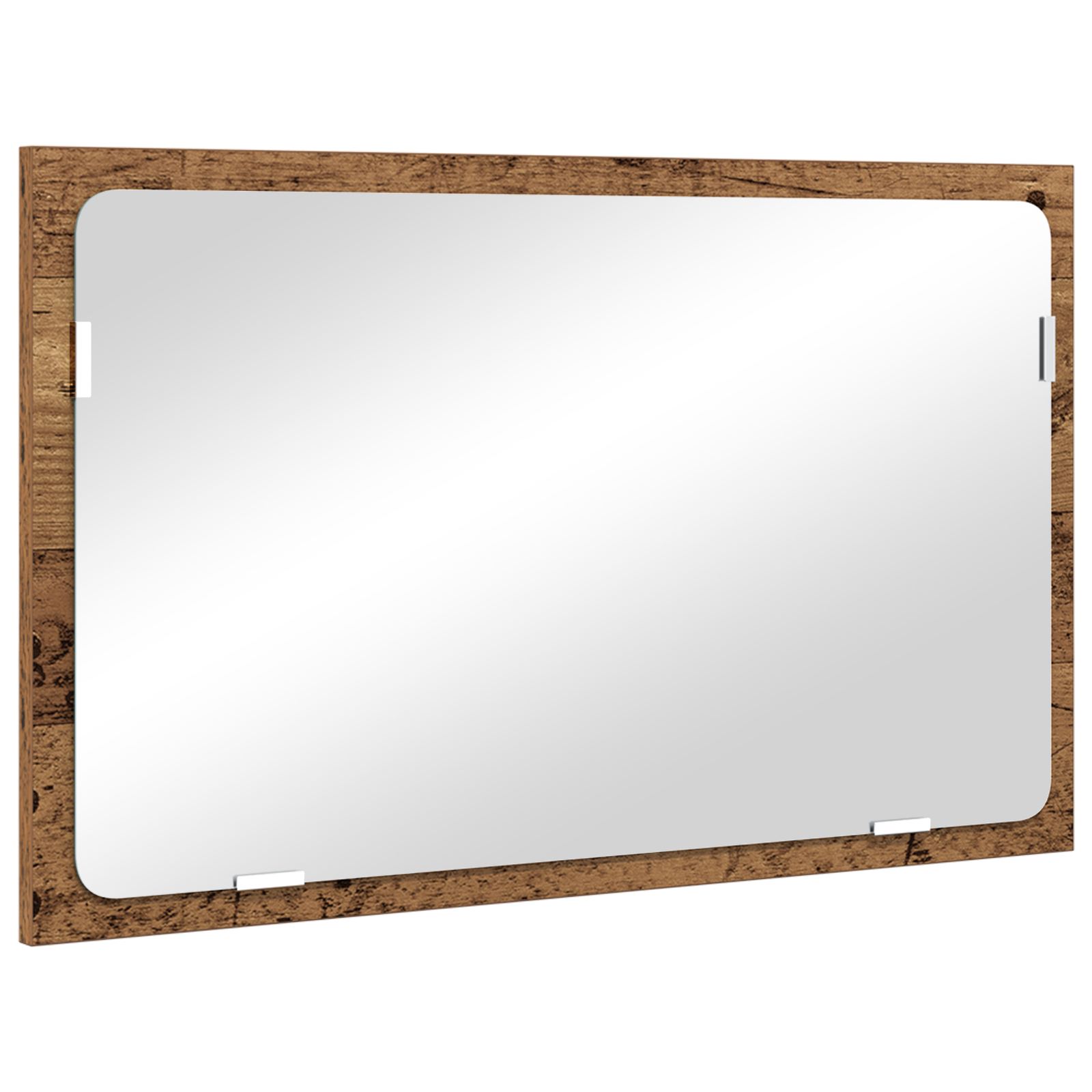 2 Piece Bathroom Furniture Set Old Wood Engineered Wood - Image 6