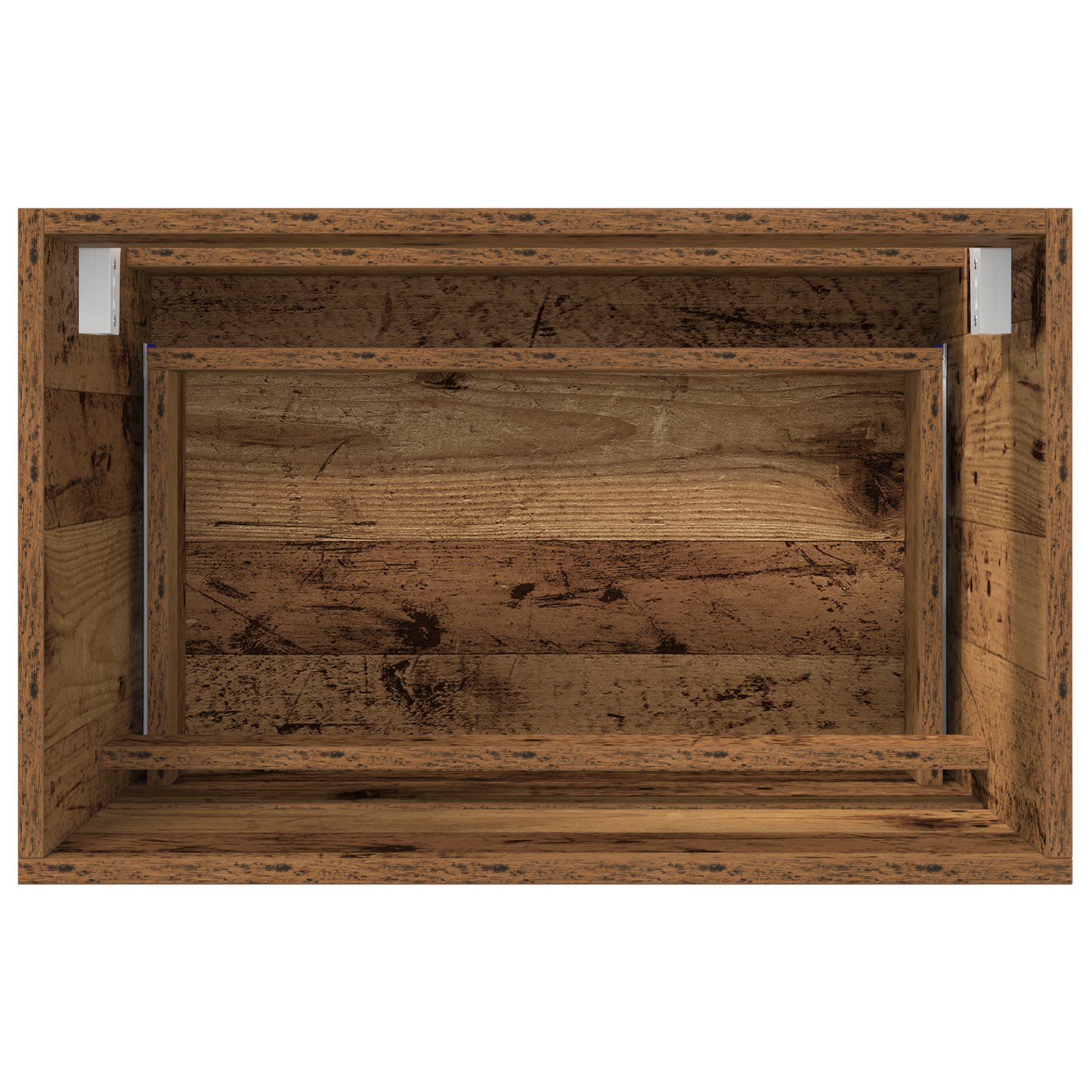 2 Piece Bathroom Furniture Set Old Wood Engineered Wood - Image 11