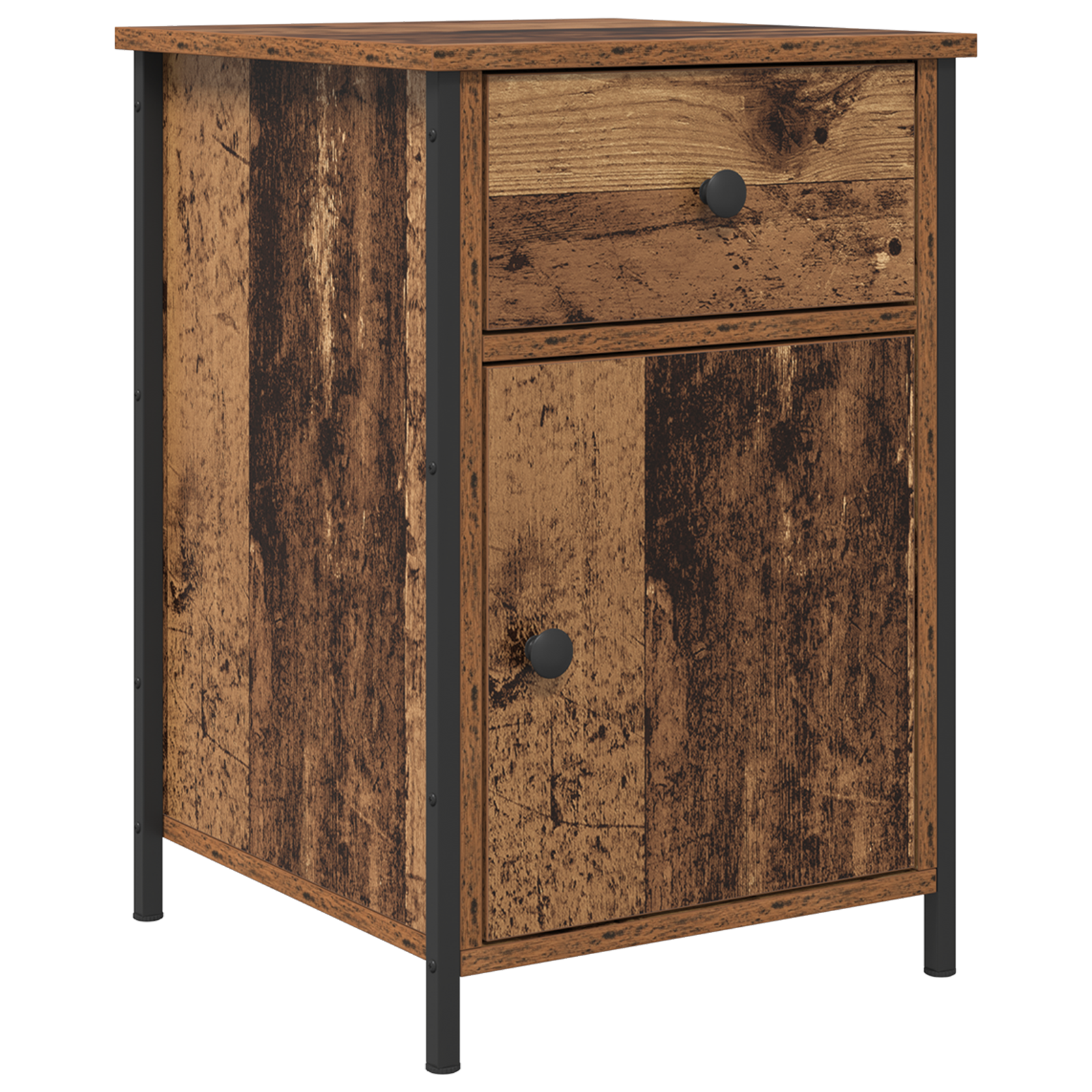 Bedside Cabinet Old Wood 40x42x60 cm Engineered Wood - Image 2