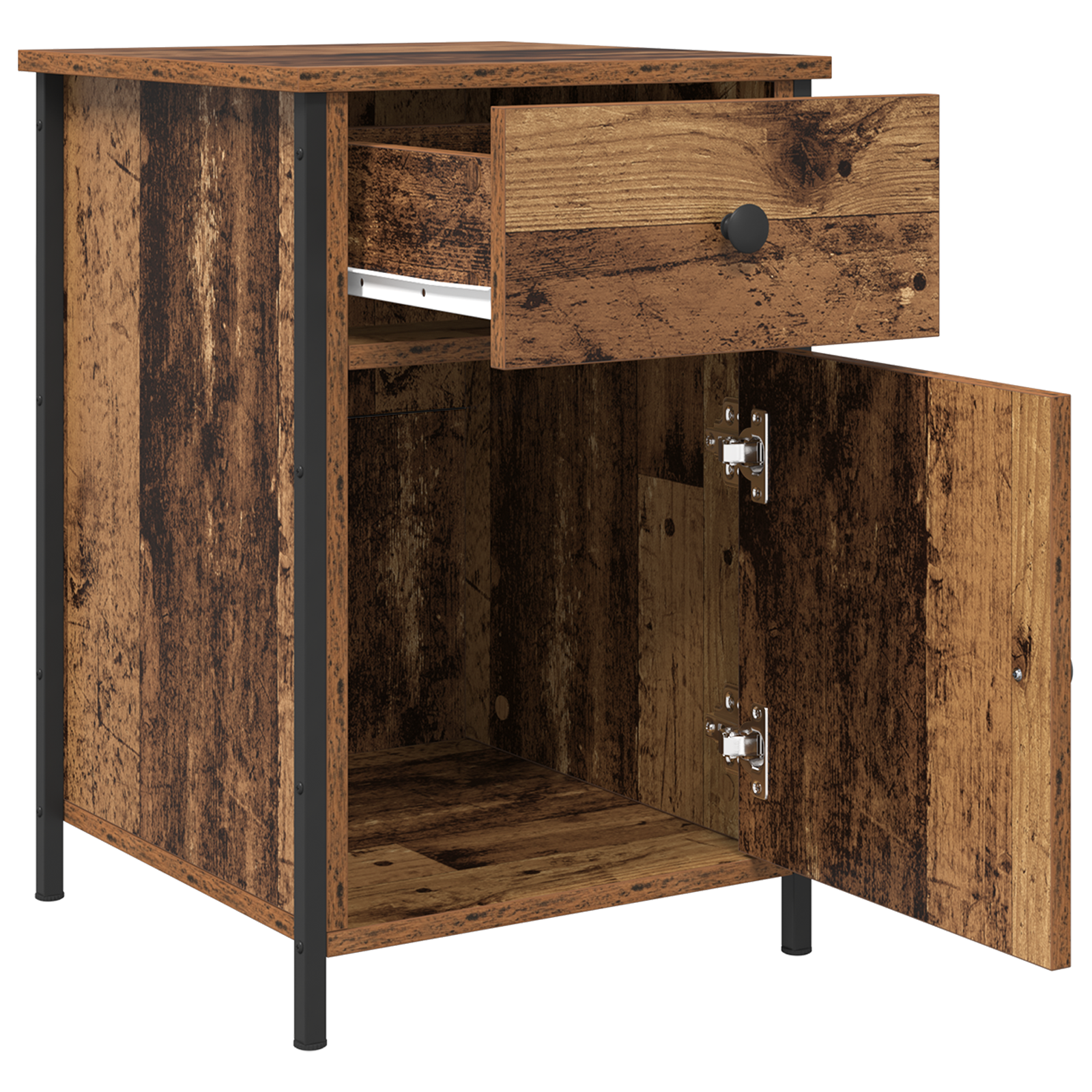 Bedside Cabinet Old Wood 40x42x60 cm Engineered Wood - Image 5