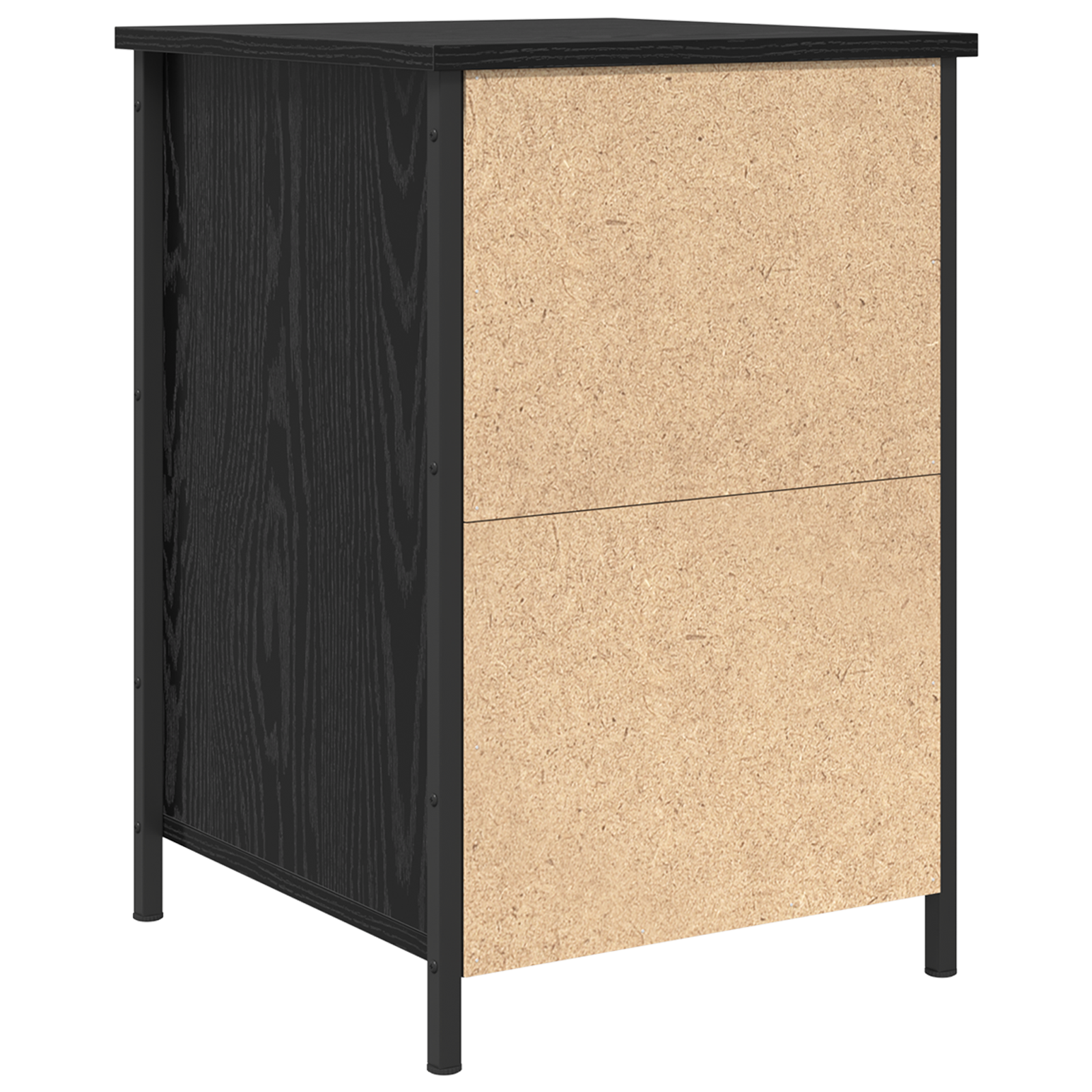 Bedside Cabinet Black Oak 40x42x60 cm Engineered Wood - Image 8