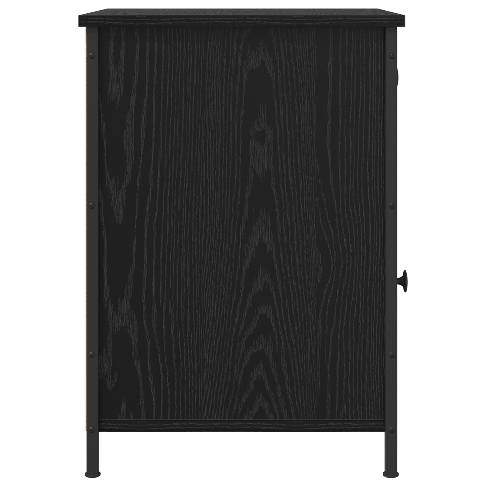 Bedside Cabinet Black Oak 40x42x60 cm Engineered Wood - Image 7