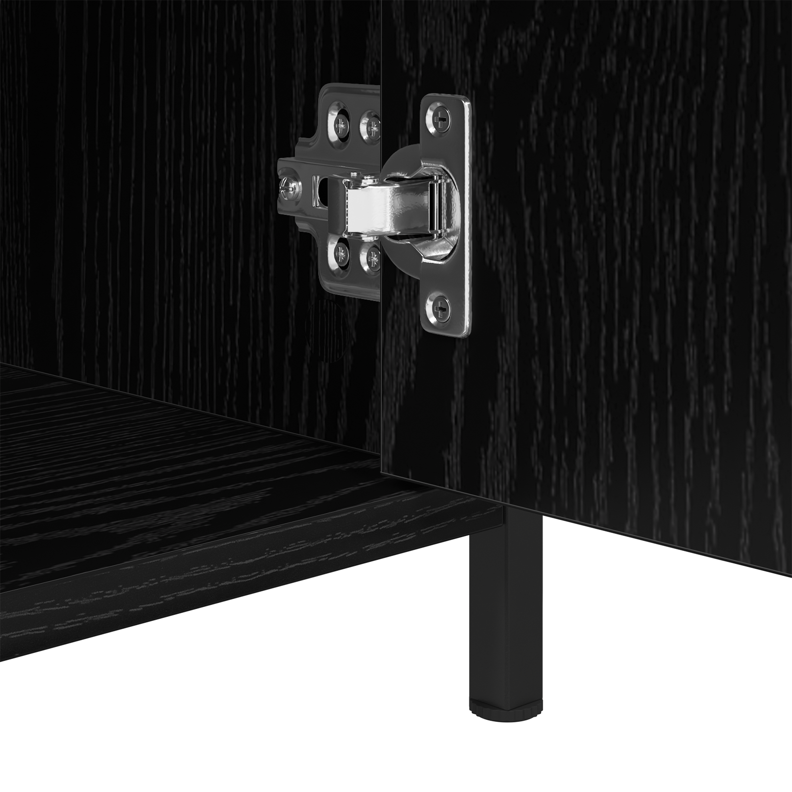 Bedside Cabinets 2 pcs Black Oak 40x42x60 cm Engineered Wood - Image 10