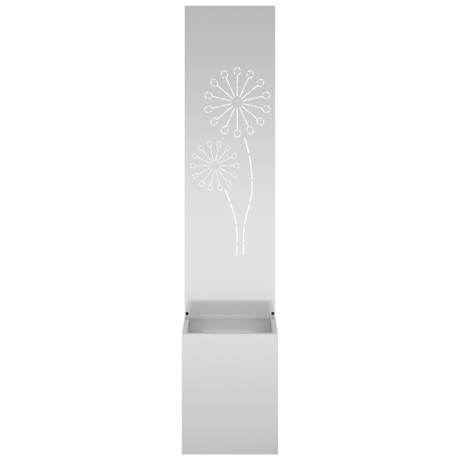 Tuin Privacy Screen Fretwerk Zilver 32 x 32 x 150 cm