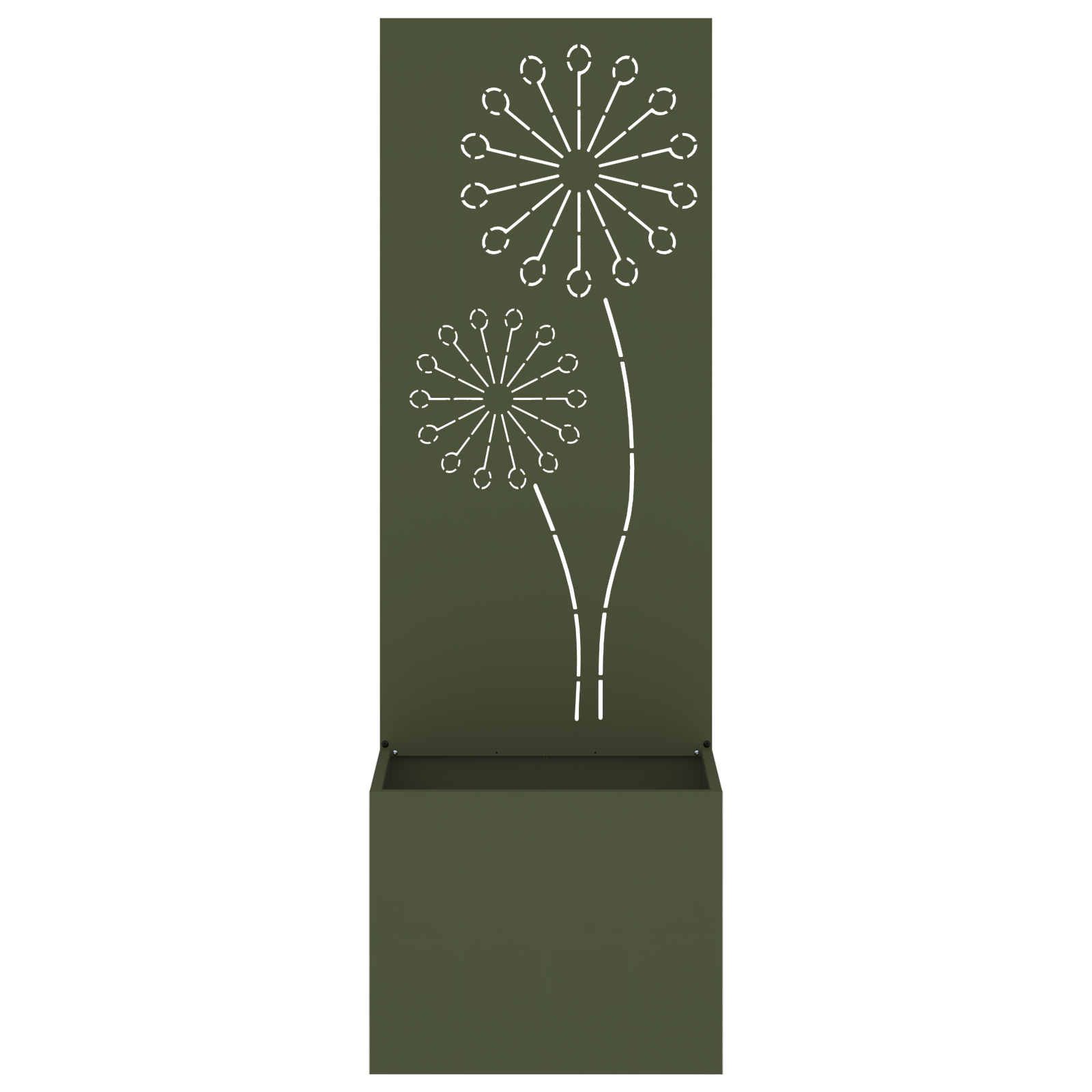 Tuin Privacy Screen Fretwerk Olijfgroen 50 x 32 x 150 cm