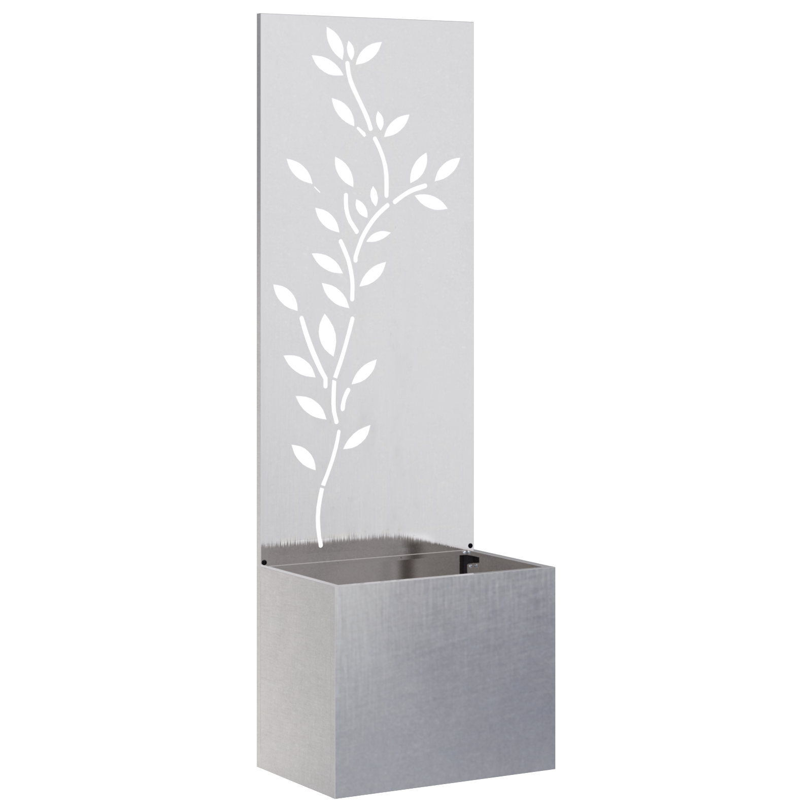 Tuinplant met Decoratief Paneel Zilver 50 x 140 cm