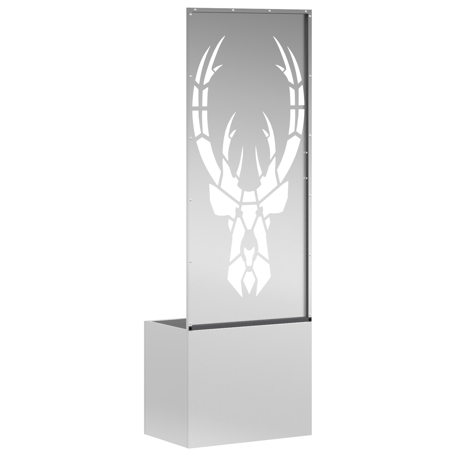 Tuin Privacy Screen Dierenprint Zilver 50 x 32 x 150 cm