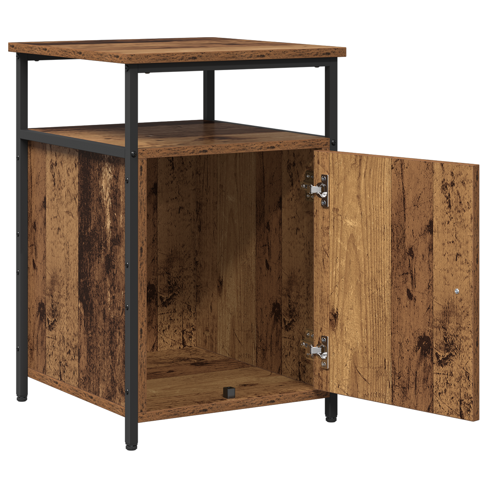 Nočna omarica Stari les Konstruiran les - slika 5