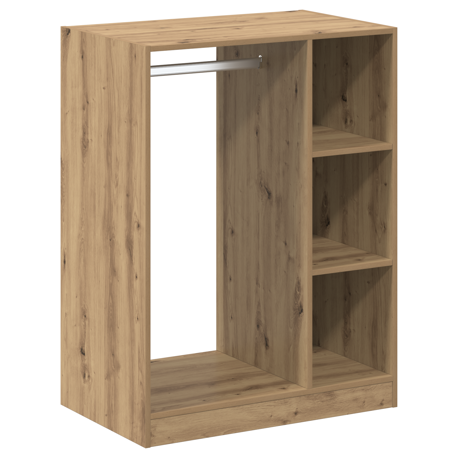 Garderobna omara s polico Umetni hrast 77 x 48 x 102 cm - slika 2