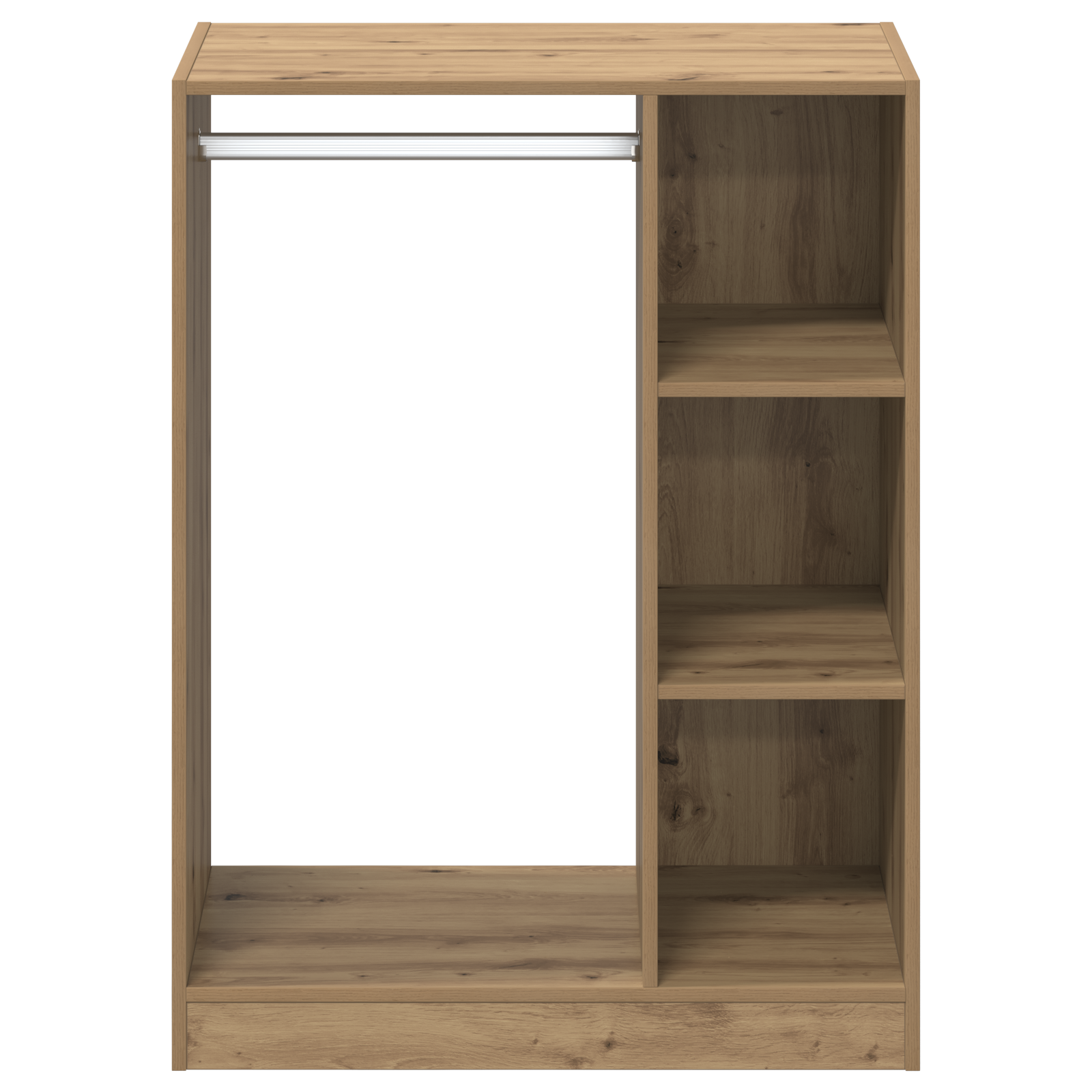 Garderobna omara s polico Umetni hrast 77 x 48 x 102 cm - slika 5